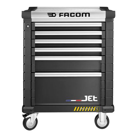 FACOM JET.6NM3AS - JET+ 6 Drawer 3 Mod Safety Roller Cabinet Black