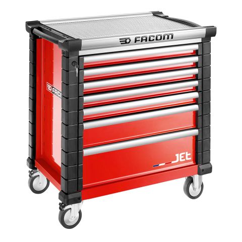 FACOM JET.7M4A - JET+ 7 Drawer 4 Mod Roller Cabinet Red