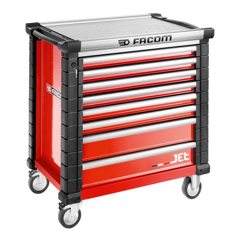 FACOM JET.8M4A - JET+ 8 Drawer 4 Mod Roller Cabinet Red