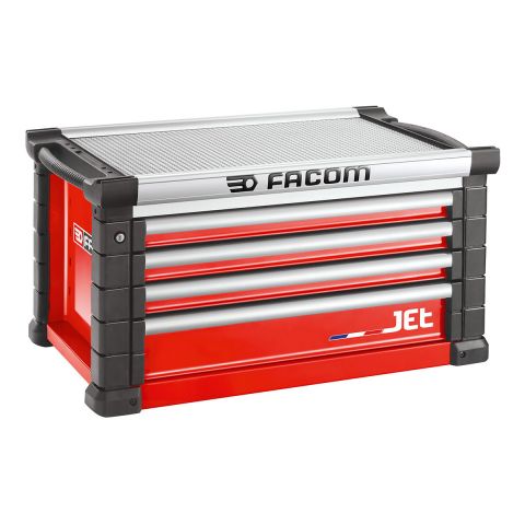 FACOM JET.C4M4A - JET+ 4 Drawer 4 Mod Tool Chest Red