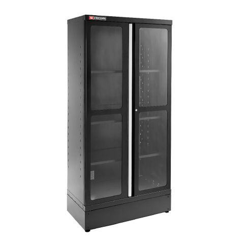 FACOM JLS3-A1000PVBS - JETLINE+ Tall 2 Hinged Glazed Door Base Unit Black