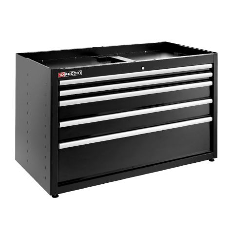 FACOM JLS3-MBD5TBS - JETLINE+ Wide 5 Drawer 6+ Mod Base Unit Black