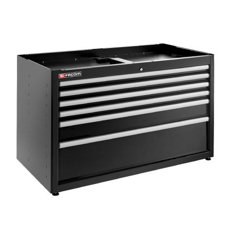 FACOM JLS3-MBD6TBS - JETLINE+ Wide 6 Drawer 6+ Mod Base Unit Black
