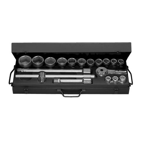 FACOM K.437E - 18pc 3/4" Square Drive Metric 6pt Socket + K.151B Set