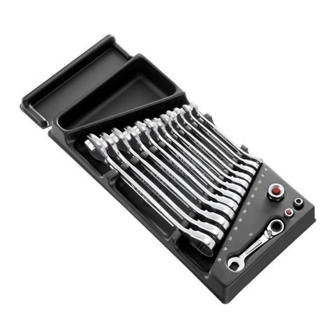 FACOM MOD.467BJ13PB - 14pc Metric Ratchet Combination Spanner Module