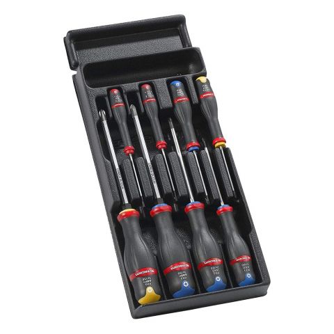 FACOM MOD.AT2 - 8pc Slotted Pozidriv Phillips Protwist Screwdriver Module