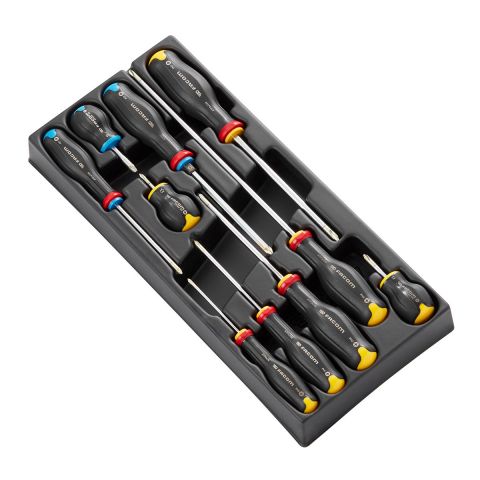 FACOM MOD.AT5 - 10pc Pozidriv Phillips Protwist Screwdriver Module