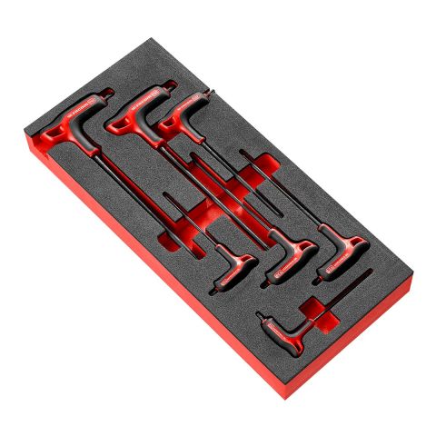 FACOM MODM.89TXA - 7Pc Torx Comfort Grip T-Handle Key Foam Module
