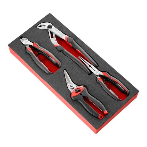 FACOM MODM.CPEA2 - 4pc Comfort Grip Pliers + Shear Foam Module