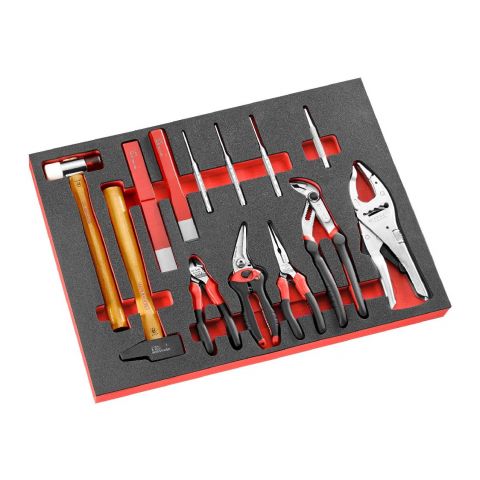 FACOM MODM.MICPEXLPB - 13pc Graphite Hammer Impact Tools + Pliers Foam Module
