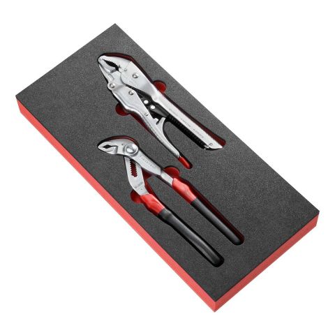 FACOM MODM.PR12A - 2pc Multigrip + Auto Lock-Grip Pliers Foam Module