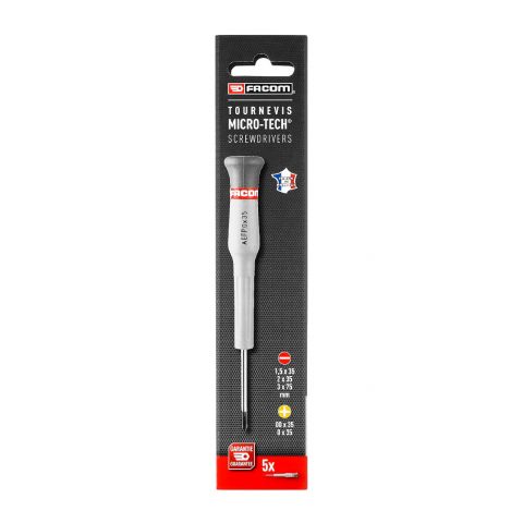 FACOM MT.JE5PB - 5pc Fine Slotted Phillips Micro-Tech Precision Screwdriver Set