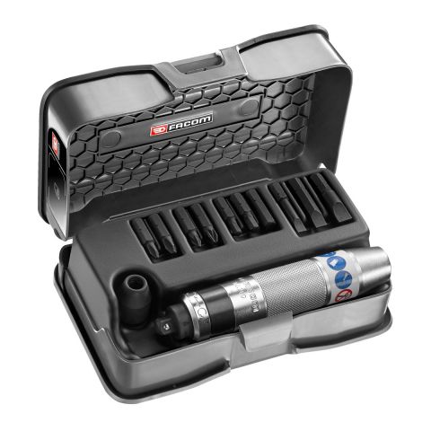 FACOM NJ.261M - 12pc 3/8" Square Drive Manual Impact Screwdriver + Bits Set
