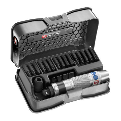 FACOM NS.265M - 21pc 1/2" Square Drive Manual Impact Screwdriver + Bits Set
