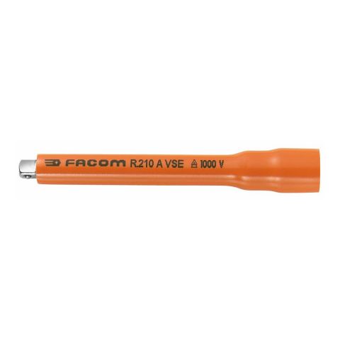 FACOM R.210AVSE - 116mm Insulated 1/4" Square Drive Extension Bar
