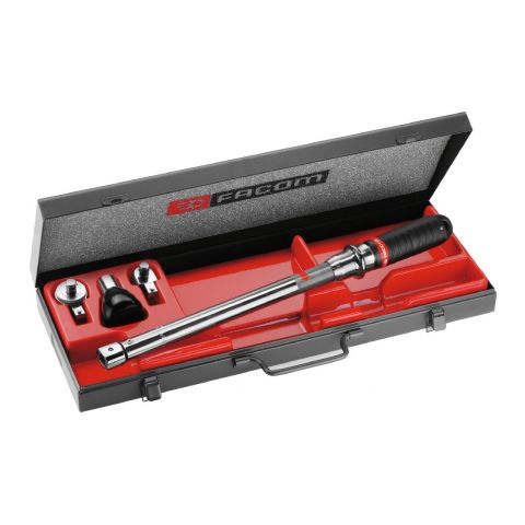 FACOM R.300B - 5-25Nm 306. HP 9x12mm Torque Wrench + R.372 + R.373