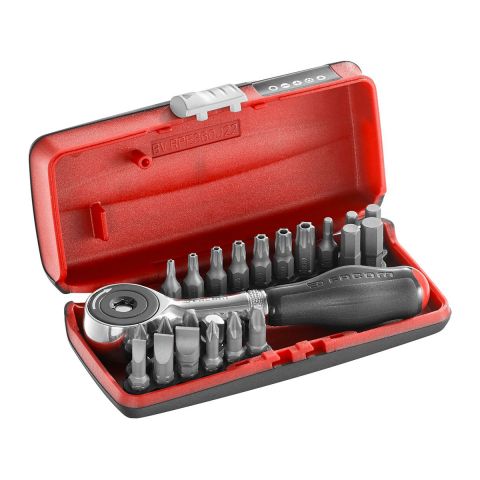 FACOM R.PE360J22PB - 22pc 1/4&quot; Hex Drive Ratchet R.PE360 + Bits Set