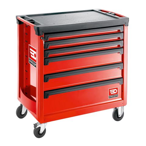FACOM ROLL.6M4A - ROLL+ 6 Drawer 4 Mod Roller Cabinet Red