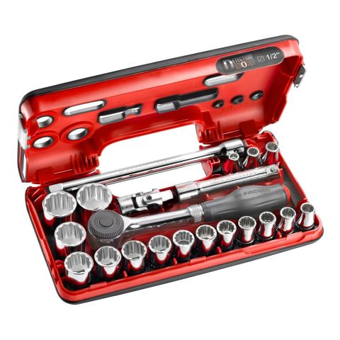 FACOM S.360DBOX112 - 21pc 1/2" Square Drive Metric 12pt Socket + S.360 DBox Set