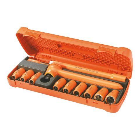 FACOM S.400AVSE - 12pc Insulated 1/2" Square Drive Socket + Ratchet Set