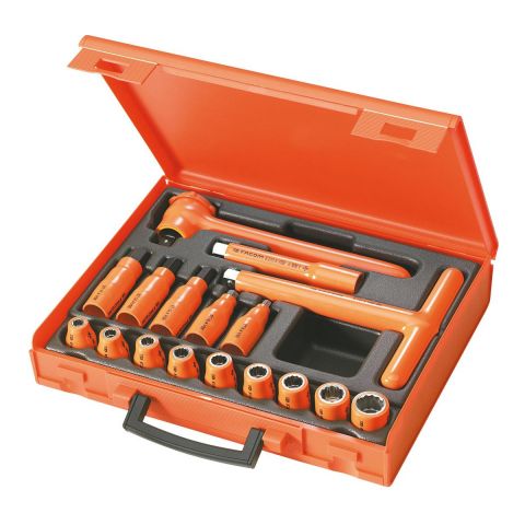 FACOM S.401AVSE - 17pc Insulated 1/2" Square Drive Socket + Ratchet Set