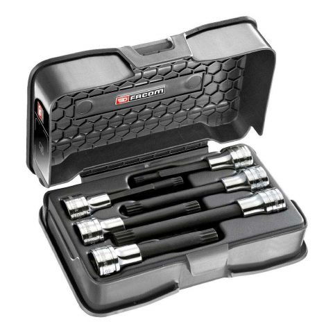 FACOM SV.LJ6B - 1/2" 6pc Square Drive Long & Extra Long Reach XZN Socket Set