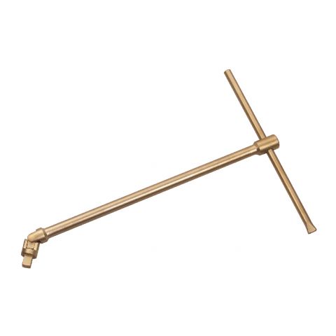 ENDRES 0400138S - 560mm Non-Sparking 3/4&quot; Square Drive Sliding Tee Handle + Universal Joint