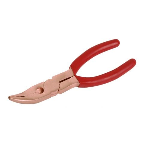 ENDRES 0631801C - 180mm Non-Sparking Insulated Angled Long Half-Round Combination Pliers