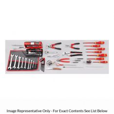 FACOM 2038.EM40A - 80pc Electricians Metric Tool Kit + Technicians Case