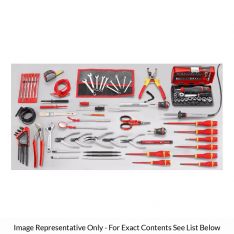 FACOM 2138.EL33 - 99pc Electricians Metric Tool Kit + Technicians Case