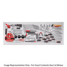 FACOM 2201.MS1 - 86pc Automotive Service Station Metric Tool Kit + Wall Cabinet