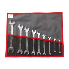 FACOM 44.JE9T - 9pc Metric Open Jaw Spanner Set + Roll
