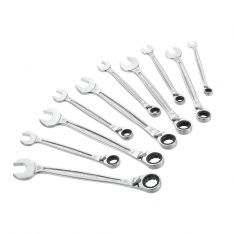 FACOM 467B.JP10 - 10pc Metric Ratchet Combination Spanner Set + Clip