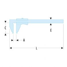 FACOM 816 - 150mm Metric 0.05 Universal Calipers