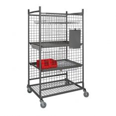 FACOM CR.S11 - Mechanical Component Wheeled Storage Cage + Shelves