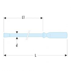 FACOM D.3-X - Comfort Handle Pry Bar