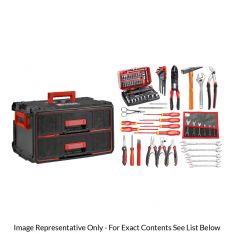 FACOM DS290.E16 - 87pc Electricians Metric Tool Kit + Drawer Tool Box