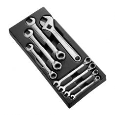 EXPERT by FACOM E111100 - 8pc Metric Ratchet Combination Spanner Module