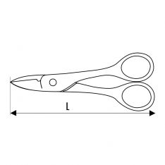 EXPERT by FACOM E117764 - 150mm Electricians Scissors
