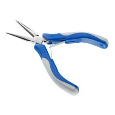 EXPERT by FACOM E117877 - 132mm Straight Long Smooth Half-Round Precision Pliers