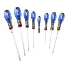 EXPERT by FACOM E160904 - 8pc Slotted Phillips Comfort Grip Screwdriver Set