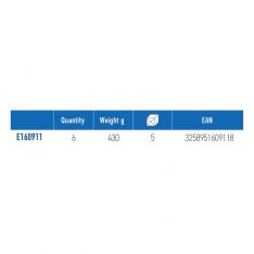 EXPERT by FACOM E160911 - 6pc Insulated Slotted Pozidriv Screwdriver