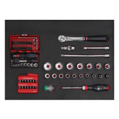 FACOM ETS.CK1 - CUSTOM 244pc Complete ToolKit + Foaming + Roller Cabinet