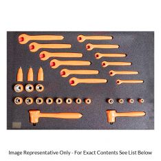 FACOM ETS.CK4 - CUSTOM 70pc Insulated Tool Kit + Foaming + 4 Drawer Roller Cabinet