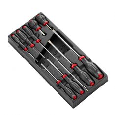 FACOM MOD.AT4 - 9pc Slotted Protwist Screwdriver Module