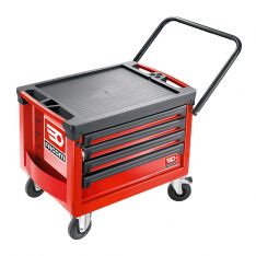FACOM ROLL.CR4M3A - ROLL+ 4 Drawer 3 Mod Roller Cabinet Red