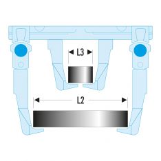 FACOM U.JA3 - Gerneral Engineering Puller Set + Panel
