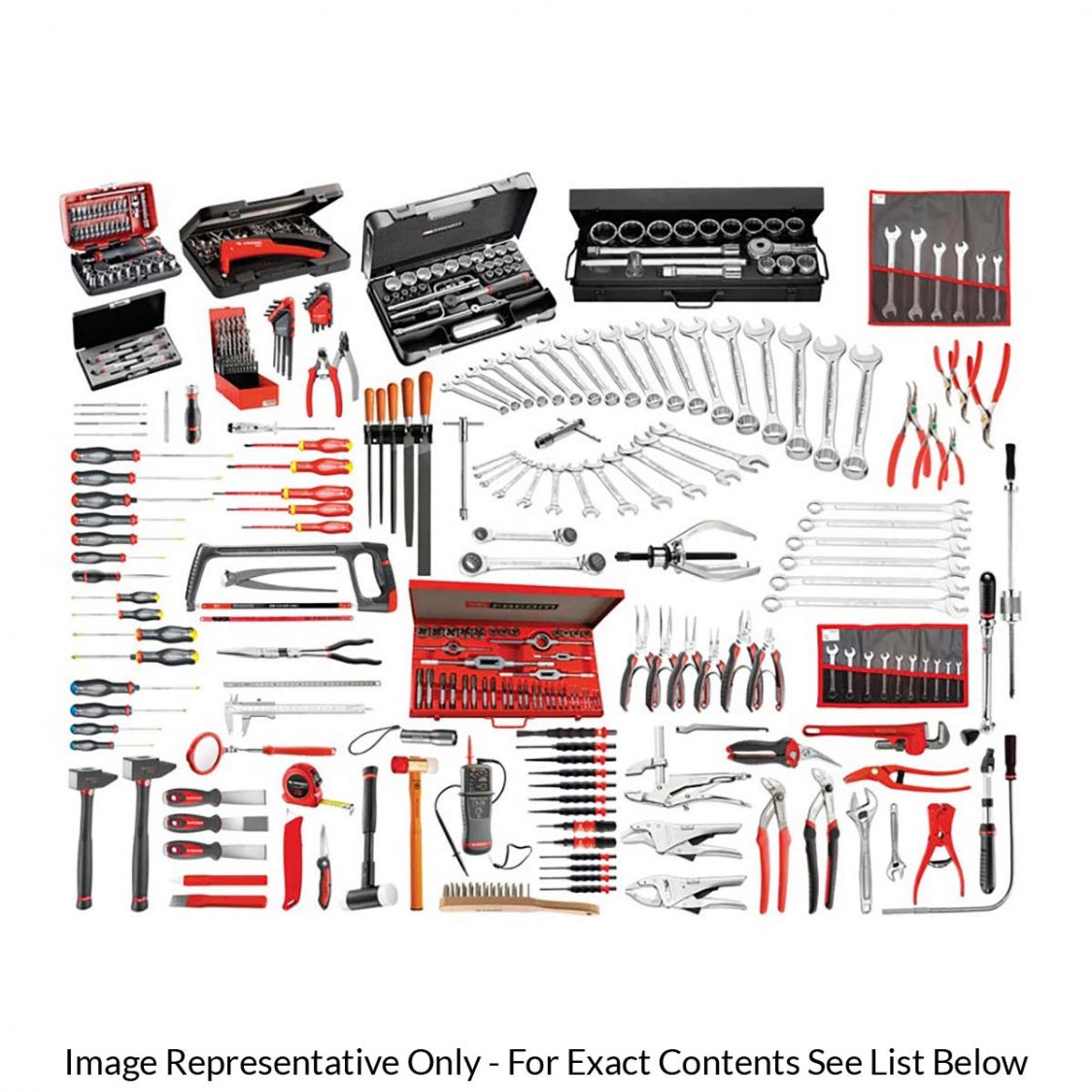 FACOM 2000.BBM150A - 333pc General Metric Tool Kit + Work Bench + Wall Cabinet