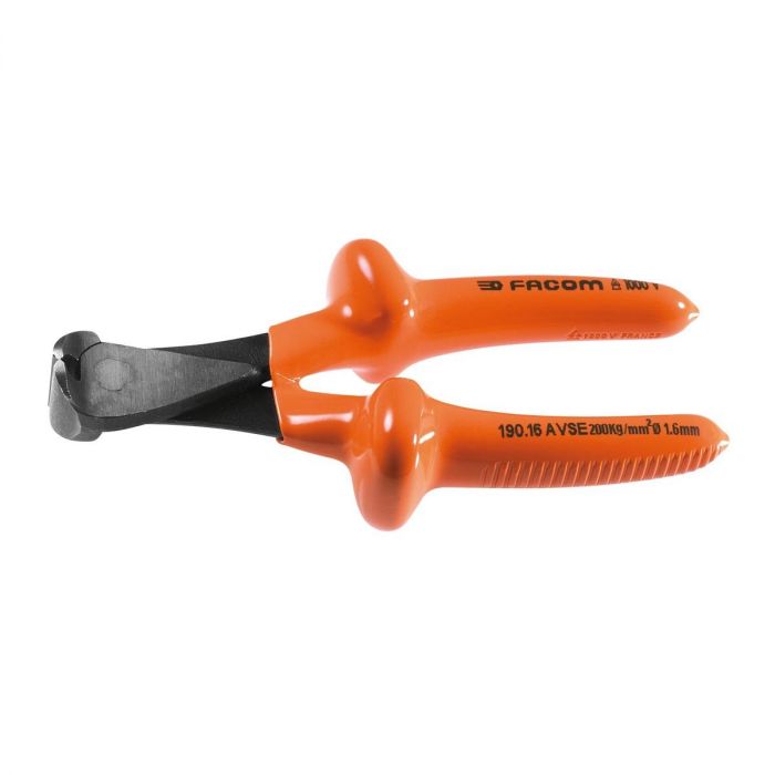 FACOM 190.16AVSE - 165mm Insulated High Power End Cutter Pliers