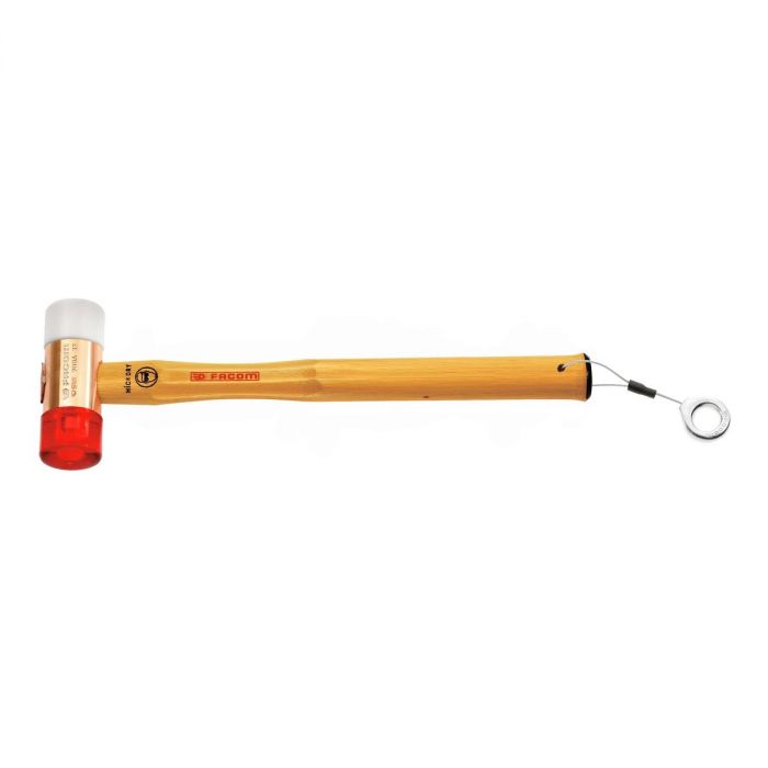 FACOM 208A.XCBASLS - SLS Tethered Changeable Head Brass Body Mallet